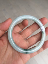 Load image into Gallery viewer, 56.8mm Certified Type A 100% Natural light green/yellow/red strawberry jelly Jadeite Jade bangle AA87-3950
