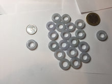 Load image into Gallery viewer, 16.4-17mm Type A 100% Natural light purple white gray Jadeite Safety Guardian Button donuts pendant PF27
