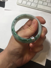 Load image into Gallery viewer, 52.5mm Certificated  Type A100% sunny green/dark green Jadeite Jade bangle F06-5007
