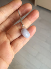 Load image into Gallery viewer, 14mm Type A 100% Natural purple/gray Abacus-Bead Peace and Safety Guardian Donuts Buckle jadeite Pendant group  PH115-1

