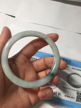 Load image into Gallery viewer, 56.8mm Certified Type A 100% Natural light green/yellow/red strawberry jelly Jadeite Jade bangle AA87-3950
