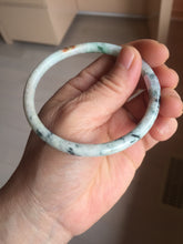 Load image into Gallery viewer, 60.2mm certified Type A 100% Natural sunny green red brown slim round cut Jadeite Jade bangle PH209-6198

