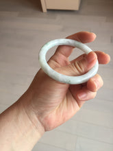 Load image into Gallery viewer, 53.8mm certified 100% natural Type A light green purple brown round cut jadeite jade bangle BS107-2542
