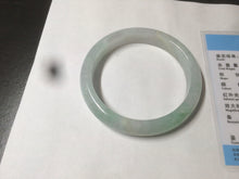 Load image into Gallery viewer, 55mm Certified type A 100% Natural super icy watery sunny green Jadeite bangle AY26-1659
