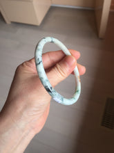 Load image into Gallery viewer, 60.2mm certified Type A 100% Natural sunny green red brown slim round cut Jadeite Jade bangle PH209-6198
