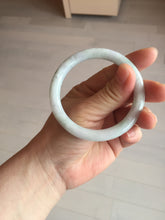 Load image into Gallery viewer, 53.8mm certified 100% natural Type A light green purple brown round cut jadeite jade bangle BS107-2542
