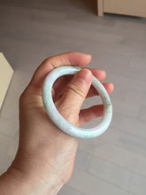 Load image into Gallery viewer, 53.8mm certified 100% natural Type A light green purple brown round cut jadeite jade bangle BS107-2542
