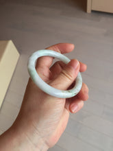 Load image into Gallery viewer, 53.8mm certified 100% natural Type A light green purple brown round cut jadeite jade bangle BS107-2542
