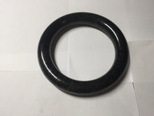 Load image into Gallery viewer, 62.5mm certified 100% Natural black meteorite chubby round cut nephrite(墨玉 MoYu) bangle HN82-8239
