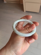 Load image into Gallery viewer, 53.8mm certified 100% natural Type A light green purple brown round cut jadeite jade bangle BS107-2542
