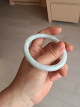 Load image into Gallery viewer, 53.8mm certified 100% natural Type A light green purple brown round cut jadeite jade bangle BS107-2542

