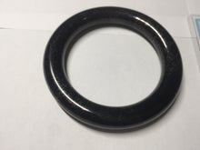 Load image into Gallery viewer, 62.5mm certified 100% Natural black meteorite chubby round cut nephrite(墨玉 MoYu) bangle HN82-8239
