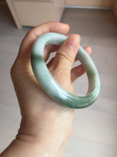 Load image into Gallery viewer, 62mm certified 100% natural Type A oily dark green gray black white (老油青) jadeite jade bangle PH232-0050
