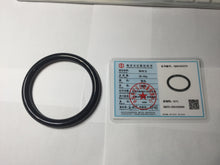 Load image into Gallery viewer, 59.5mm 100% Natural dark green/black round cut nephrite bangle HN83-2279
