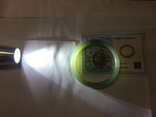 Load image into Gallery viewer, 53mm Certified 100% Natural light green yellow gray Deep Lake Water Green Nephrite Bangle HN178-6937
