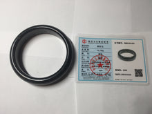 Load image into Gallery viewer, 60mm 100% Natural dark green/black meteorite Stellar Night sky nephrite bangle HN84-1264
