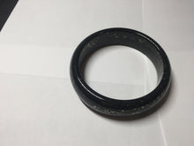 Load image into Gallery viewer, 60mm 100% Natural dark green/black meteorite Stellar Night sky nephrite bangle HN84-1264
