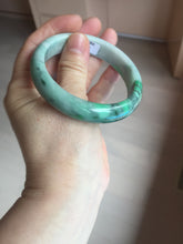 Load image into Gallery viewer, Shopify only. 56.5mm certified 100% natural type A dark green sunny green jadeite jade bangle BH82-8224
