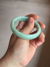 Load image into Gallery viewer, 50.5mm certified 100% natural Type A sunny green oval jadeite jade bangle PC21-0169
