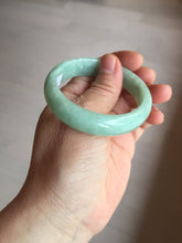 Load image into Gallery viewer, 50.5mm certified 100% natural Type A sunny green oval jadeite jade bangle PC21-0169
