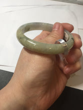 Load image into Gallery viewer, 53.8mm certified Type A 100% Natural icy light green/yellow/purple Jadeite Jade bangle F100-3517
