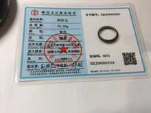 Load image into Gallery viewer, 58mm 100% Natural Dark Green/Black Meteorite Star Trail (星轨) Night Sky Galaxy Nephrite Bangle HN182-5903
