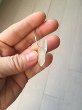 Load image into Gallery viewer, 100% Natural type A icy watery light green clear Jadeite Jade butterfly pendant PH113-4
