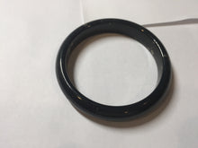 Load image into Gallery viewer, 57.3mm 100% Natural dark green/black meteorite Stellar Night sky nephrite bangle HN85-7610
