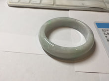 Load image into Gallery viewer, 51mm certified Type A 100% Natura light sunny green white purple Jadeite jade bangle PH160-4669
