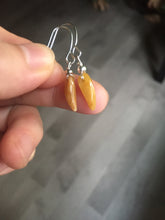 Load image into Gallery viewer, 100% Natural type A light green yellow purple white hot pepper jadeite Jade beads earring group AF100 (add-on item, Not for sale individually)
