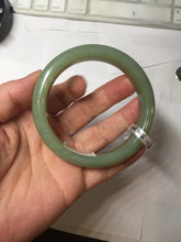 Load image into Gallery viewer, 55.5mm certified 100% Natural green/yellow super oily nephrite Jade bangle HE17-8450
