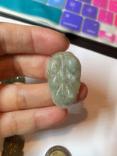 Load image into Gallery viewer, 100% natural type A yellow/purple jadeite jade leaf pendant necklace group AZ99
