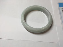 Load image into Gallery viewer, 51mm certified Type A 100% Natura light sunny green white purple Jadeite jade bangle PA241-4668
