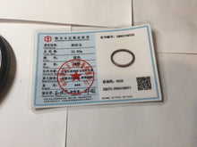 Load image into Gallery viewer, 61.5mm 100% Natural dark green/black round cut nephrite bangle HN88-0752
