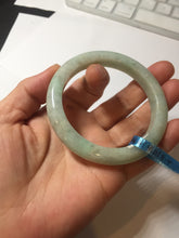 Load image into Gallery viewer, 54.6mm certified 100% natural Type A sunny green jadeite jade bangle E47-0222
