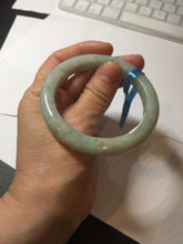 Load image into Gallery viewer, 54.6mm certified 100% natural Type A sunny green jadeite jade bangle E47-0222
