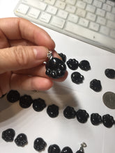Load image into Gallery viewer, 100% Natural type A black paw Jadeite Jade pendant group BG208
