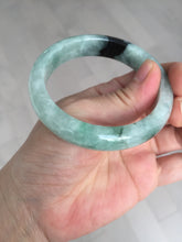Load image into Gallery viewer, Shopify only 52.9mm Certified Type A 100% Natural green flying flowers Jadeite Jade bangle BF125-8568
