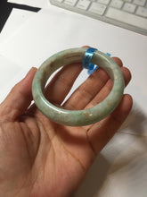 Load image into Gallery viewer, 51.8mm Certified type A 100% Natural sunny green Jadeite Jade bangle E45-0216
