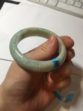 Load image into Gallery viewer, 51.8mm Certified type A 100% Natural sunny green Jadeite Jade bangle E45-0216
