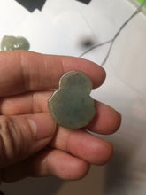 Load image into Gallery viewer, 100% Natural type A dark green/gray happy buddha jadeite Jade pendant necklace group BG8
