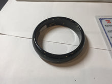 Load image into Gallery viewer, 61.2mm 100% Natural dark green/black meteorite Stellar Night sky nephrite bangle HN91-1026
