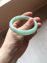 Load image into Gallery viewer, 50.5mm certified 100% natural Type A sunny green oval jadeite jade bangle PC21-0169
