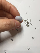 Load image into Gallery viewer, 14mm Type A 100% Natural purple/gray Abacus-Bead Peace and Safety Guardian Donuts Buckle jadeite Pendant group  PH115-1
