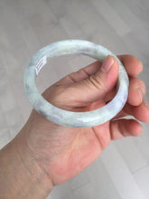 Load image into Gallery viewer, 58.5mm Certified Type A 100% Natural white/light purple/green Jadeite Jade bangle BF121-1927
