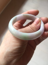 Load image into Gallery viewer, 51.5mm certified Type A 100% Natural sunny green purple oval Jadeite Jade bangle PC5-4031
