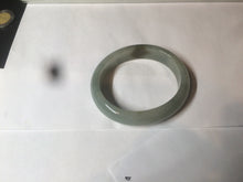 Load image into Gallery viewer, 50mm certified 100% natural Type A dark green/black oval jadeite jade bangle AM84-2870
