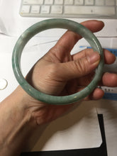 Load image into Gallery viewer, 80mm certified Type A 100% Natural light green plus size Jadeite Jade bangle BG211-5427
