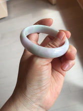 Load image into Gallery viewer, 51.5mm certified Type A 100% Natural sunny green purple oval Jadeite Jade bangle PC5-4031
