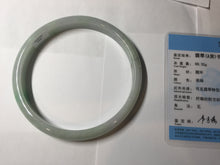 Load image into Gallery viewer, 80mm certified Type A 100% Natural synny green purple yellow(FU LU SHOU 福禄寿) plus size Jadeite Jade bangle BG212-5428

